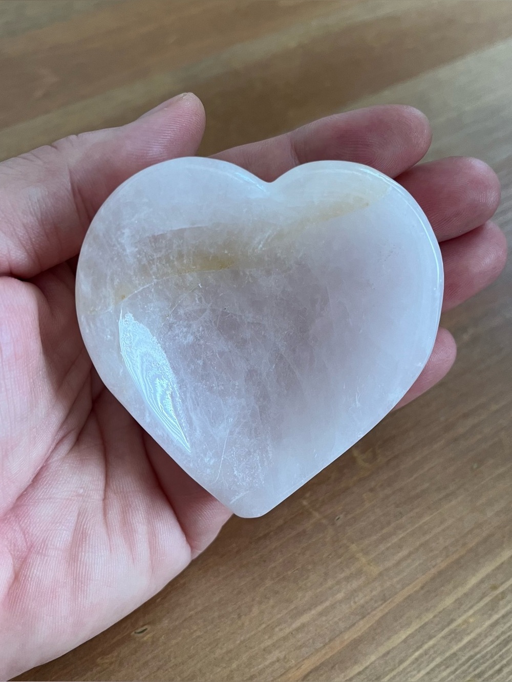Rose quartz crystal stone trinket bowl